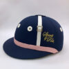 Casco spirit of polo azul y rosa 5