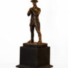Estatueta de jogador de pólo colonial britânico - Churchill