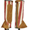 Horse Half Chaps - Color Striped Canvas ROJA