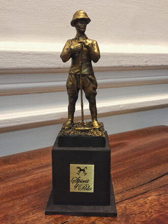 British Polo Player Statuette