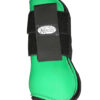 Neopren and plastic front leg + leg protections_green_FRONT