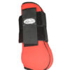 Neopren and plastic front leg + leg protections_red_FRONT