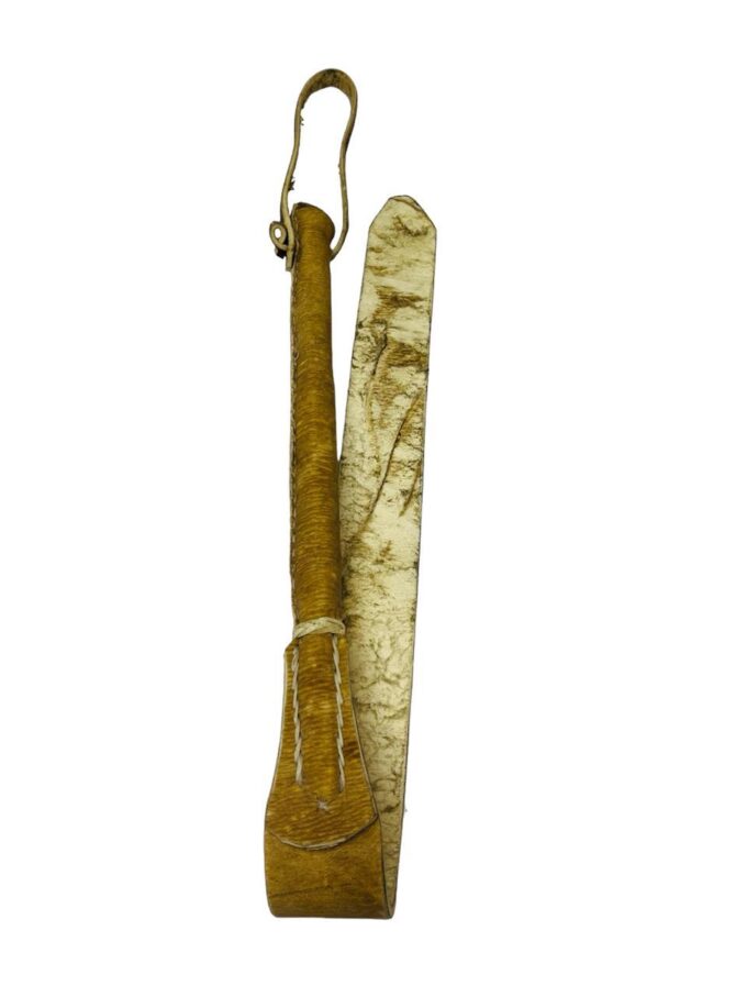 Raw leather whip rebenque 2