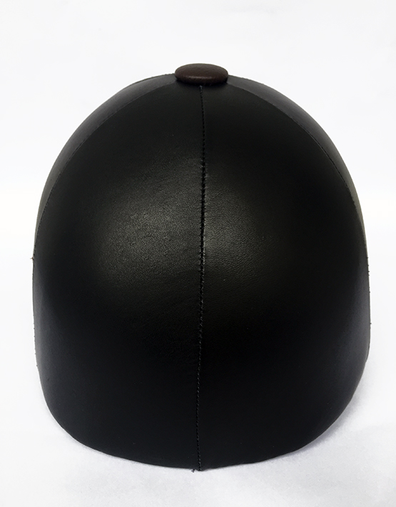 RIDING HELMET IN LEATHER – SPIRIT OF JUMPING