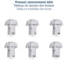Woman's Size Table